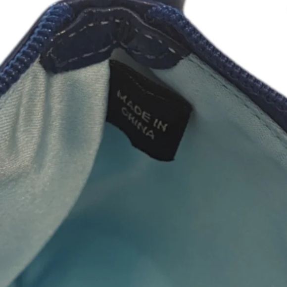 COACH Poppy Wristlet EUC blue green kaleidoscope RARE - Picture 7 of 7